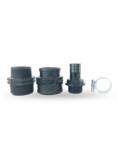 Kit de conexión para una manguera de jardín de 25 mm