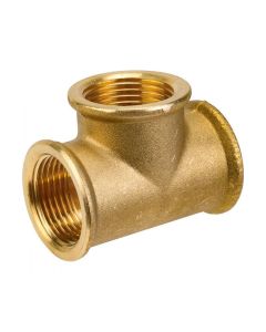 T-stuk 90º messing 3/4"