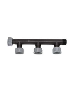 Distribuidor triple 1"
