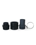 Kit de conexión para una manguera de jardín de 50 mm